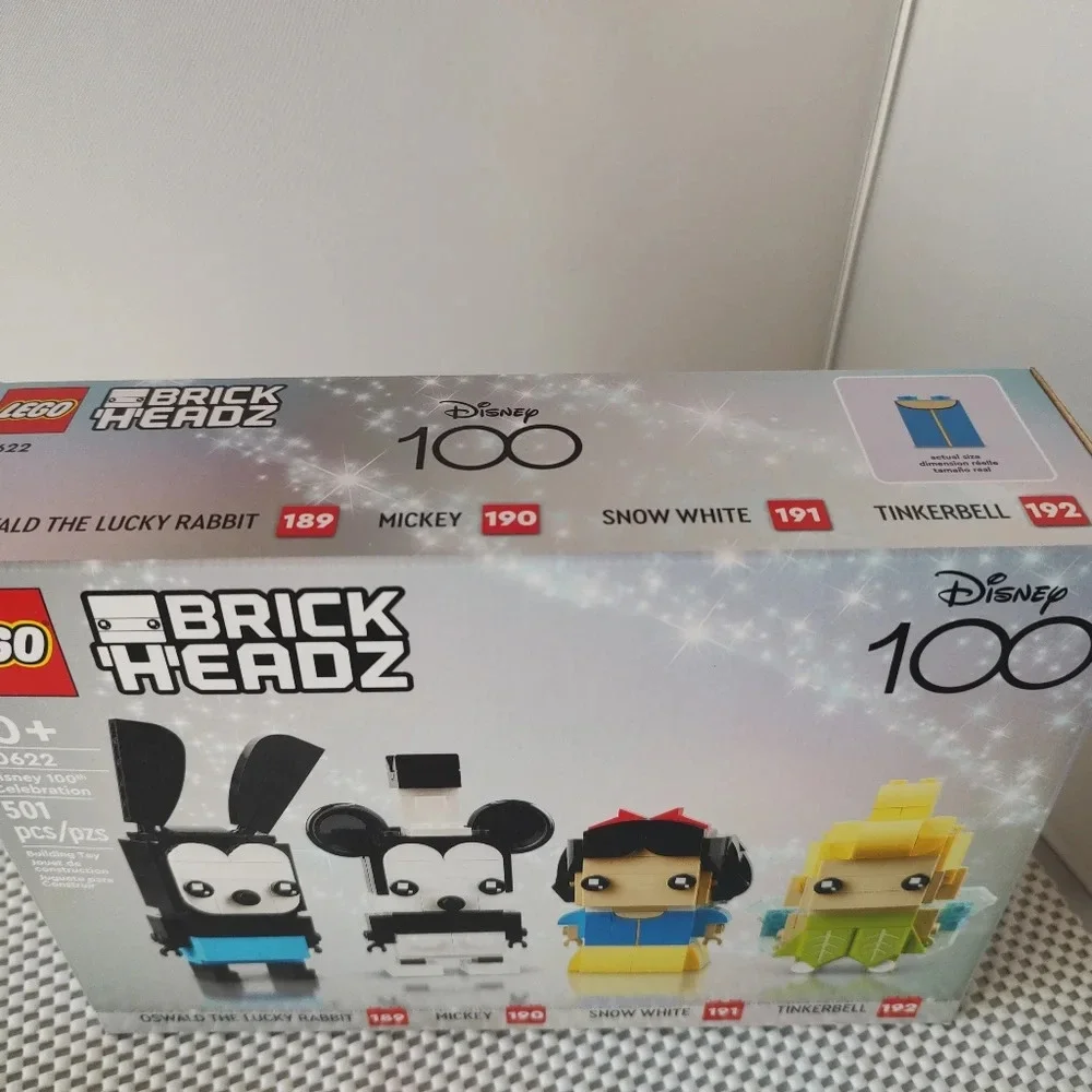 Lego Disney 100 BrickHeadz Disney 100 Celebration 40622 NWT Building Toy Set